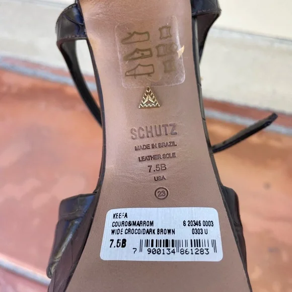 Schutz Keefa Brown Heels - Picture 3 of 7
